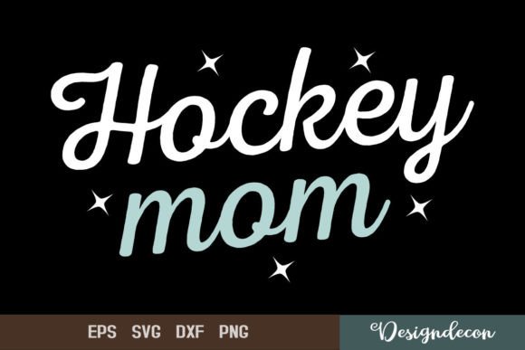 Hockey Mom Retro Sublimation SVG for Print Templates and Graphics