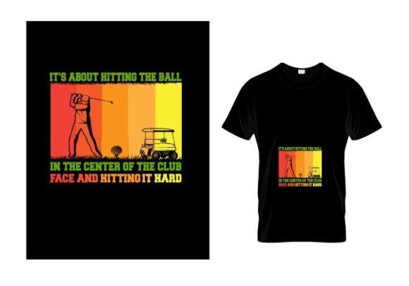 It's About Hitting the Ball Graphics for T-Shirt Designs