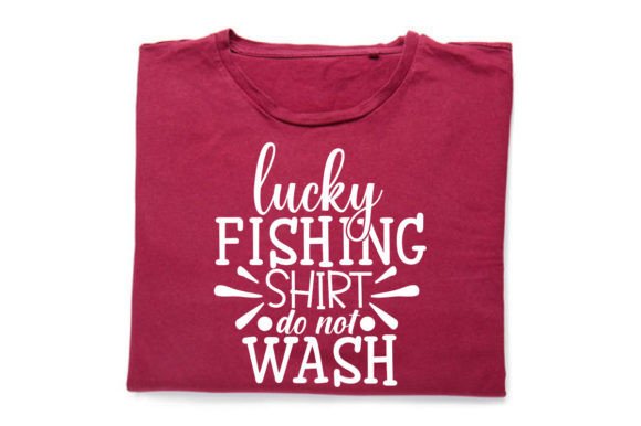 Lucky-Fishing-Shirt Graphic for Print Templates