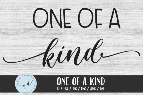 One of a Kind Quote SVG for Handmade Projects