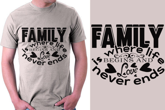 Super Family Quote Design for T-Shirt Graphics